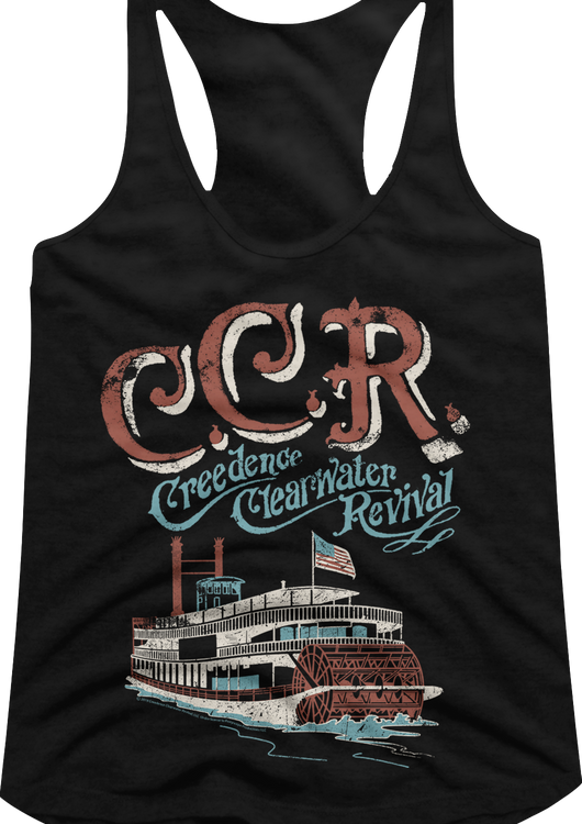 Ladies Proud Mary Creedence Clearwater Revival Racerback Tank Top - main product image