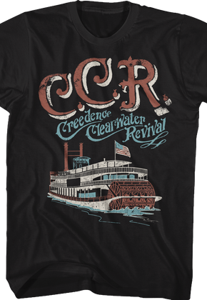 Proud Mary Boat Creedence Clearwater Revival T-Shirt