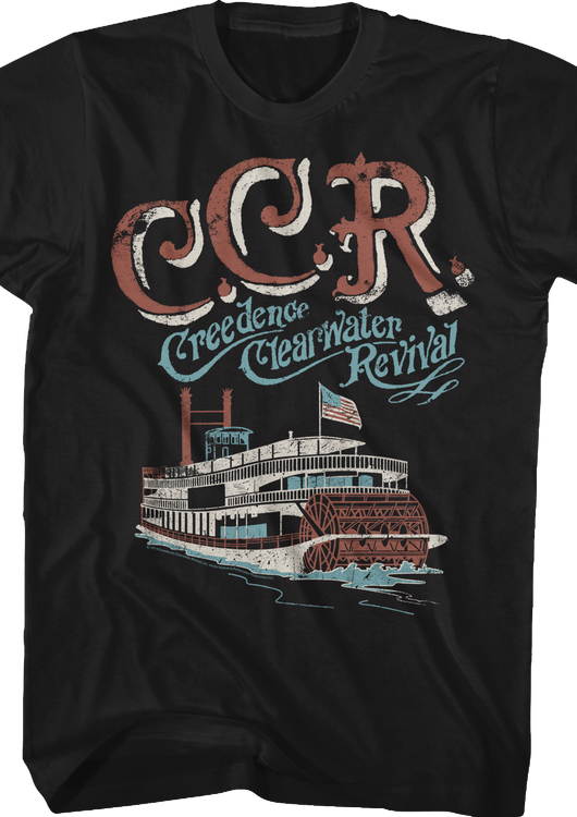 Proud Mary Boat Creedence Clearwater Revival T-Shirt - main product image