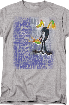 Psychedelic Daffy Duck Looney Tunes T-Shirt