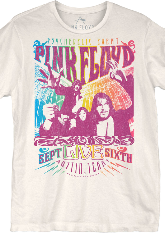 Psychedelic Event Pink Floyd T-Shirt - main product image