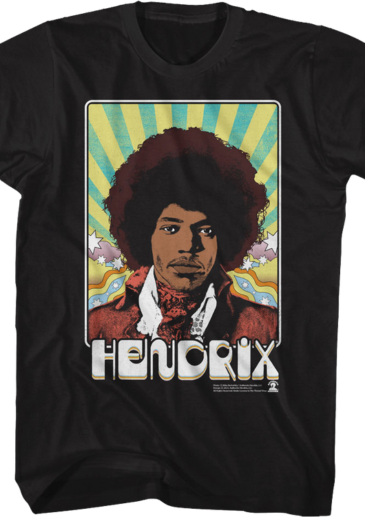 Psychedelic Poster Jimi Hendrix T-Shirt - main product image