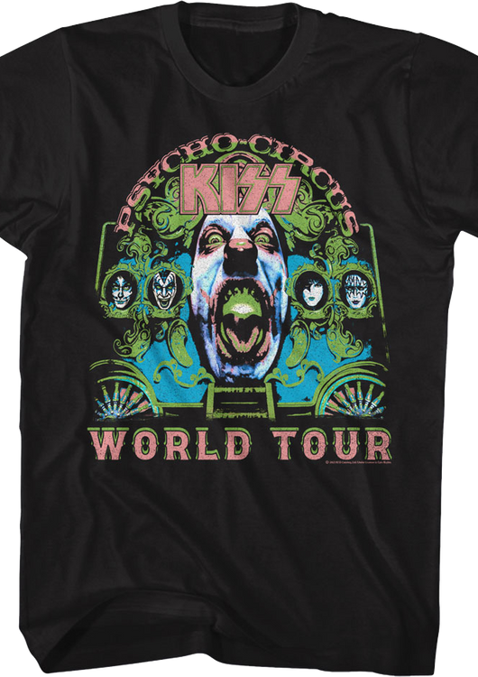 Psycho Circus World Tour KISS T-Shirt - main product image