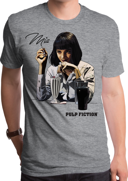 Pulp Fiction Mia Wallace T-Shirt - main product image