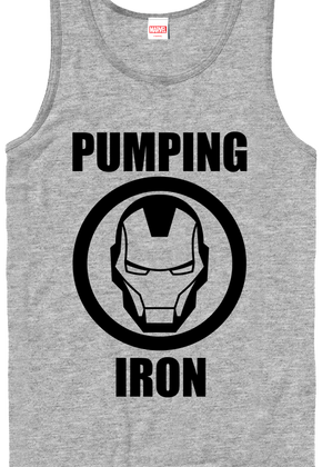 Pumping Iron Marvel Comics Iron Man Tank Top