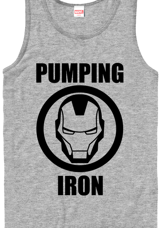 Pumping Iron Marvel Comics Iron Man Tank Top - main product image