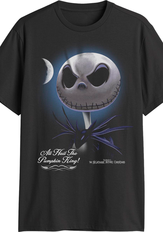Pumpkin King Moon Nightmare Before Christmas T-Shirt - main product image