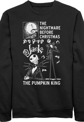 Pumpkin King Nightmare Before Christmas Sweatshirt