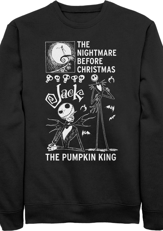 Pumpkin King Nightmare Before Christmas Sweatshirt - main product image