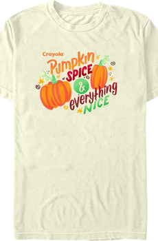 Pumpkin Spice & Everything Nice Crayola T-Shirt