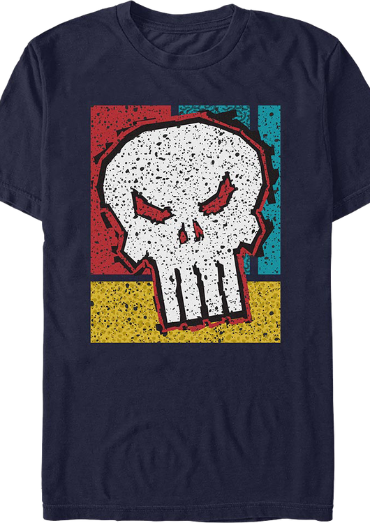 Punisher Contemporary Art Marvel Comics T-Shirt - main product image