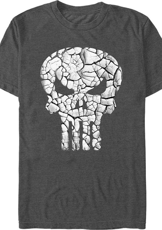 Punisher Shattered Skull Logo Marvel Comics T-Shirt - main product image