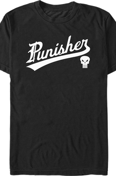 Punisher Sports Logo Marvel Comics T-Shirt