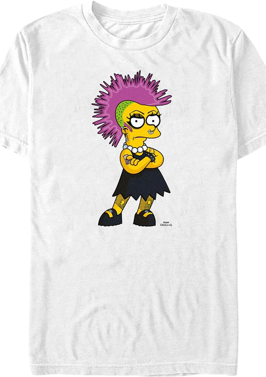 Punk Lisa Simpsons T-Shirt - main product image