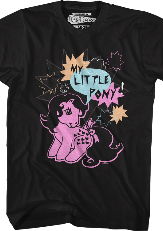 Punk Speech Bubbles My Little Pony T-Shirt - main product image