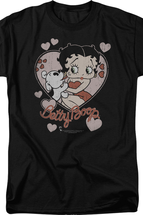 Puppy Love Betty Boop T-Shirtmain product image