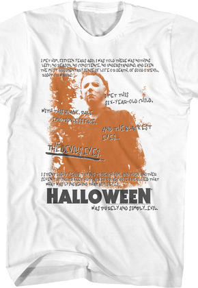 Purely And Simply Evil Halloween T-Shirt