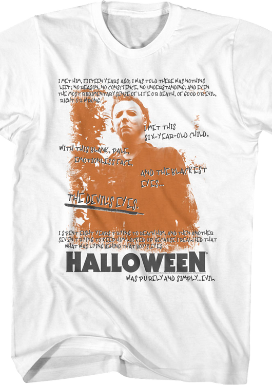 Purely And Simply Evil Halloween T-Shirt - main product image