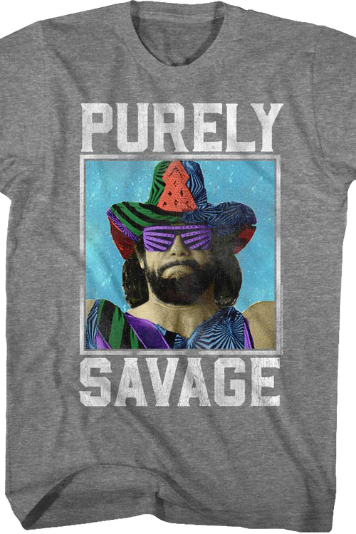Purely Savage Macho Man T-Shirt - main product image
