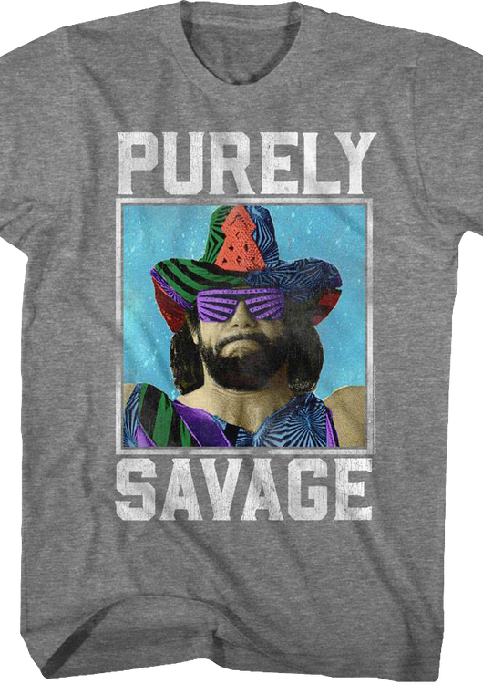 Purely Savage Macho Man T-Shirt - main product image