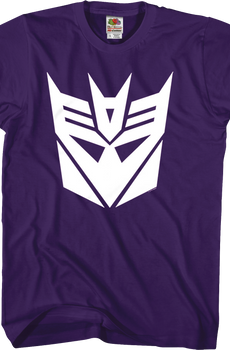 Purple Decepticons Logo Transformers T-Shirt