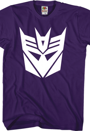 Purple Decepticons Logo Transformers T-Shirt