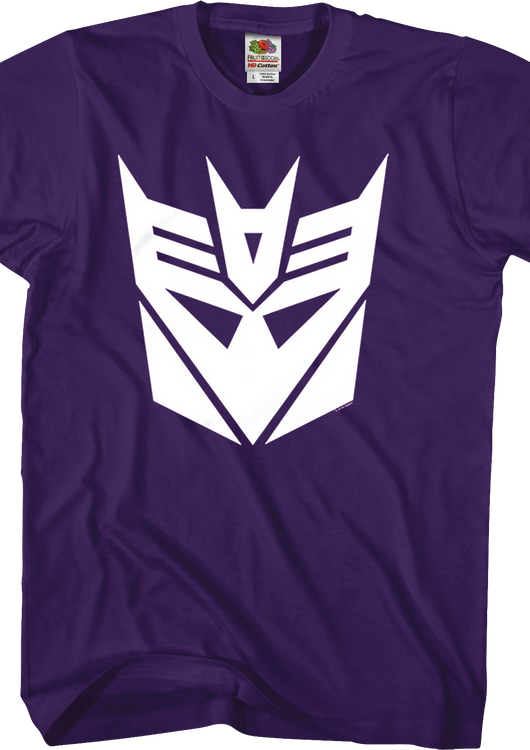 Purple Decepticons Logo Transformers T-Shirt - main product image
