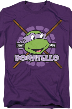 Purple Donatello Since 1984 Teenage Mutant Ninja Turtles T-Shirt