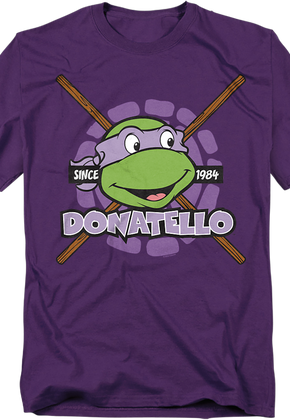 Purple Donatello Since 1984 Teenage Mutant Ninja Turtles T-Shirt