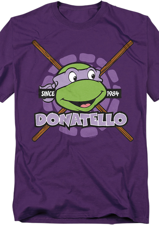 Purple Donatello Since 1984 Teenage Mutant Ninja Turtles T-Shirt - main product image