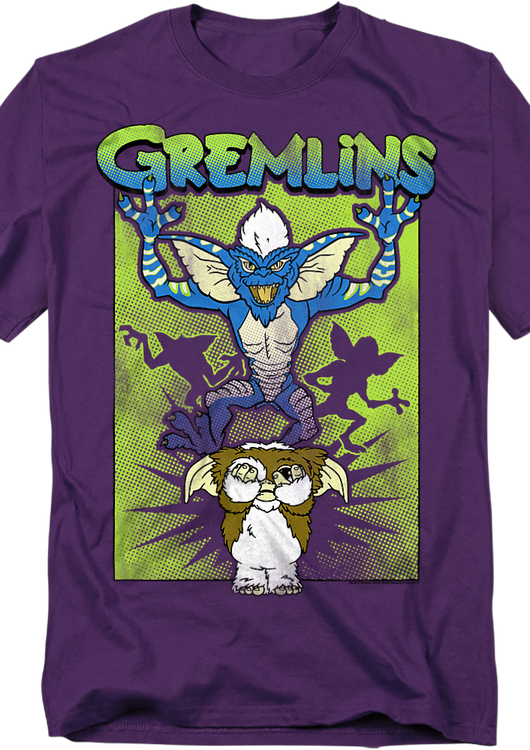 Purple Gizmo's Nightmare Gremlins T-Shirt - main product image