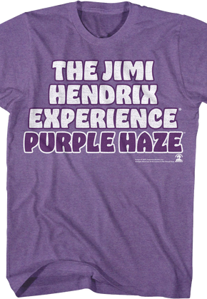 Purple Haze The Jimi Hendrix Experience T-Shirt
