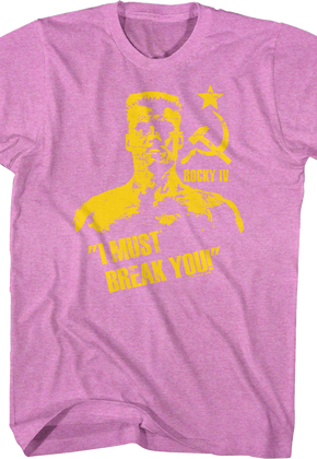 Purple Ivan Drago Rocky T-Shirt