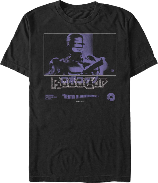 Trevco T-shirt Unisex Robocop Murphy Split, Maglietta In Cotone, Colore Nero, Vestibilità Regolare, Uomo E Donna - 3