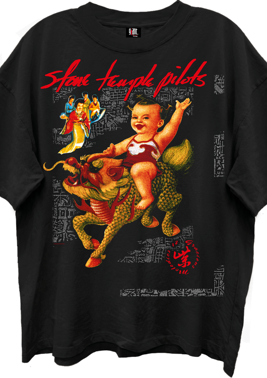 Purple Stone Temple Pilots Oversized T-Shirt - main product image