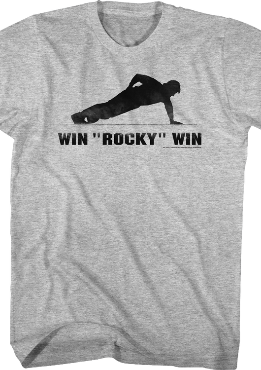 Pushup Win Rocky Win T-Shirt - main product image