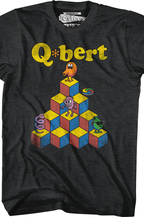 Pyramid Q-Bert T-Shirt - main product image