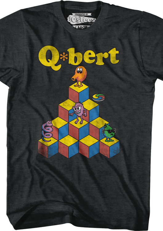 Pyramid Q-Bert T-Shirt - main product image