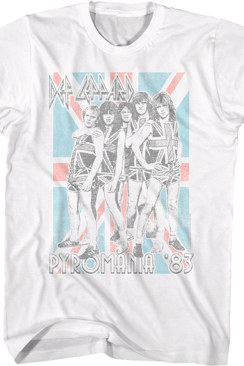 Pyromania '83 Flag Def Leppard T-Shirtmain product image