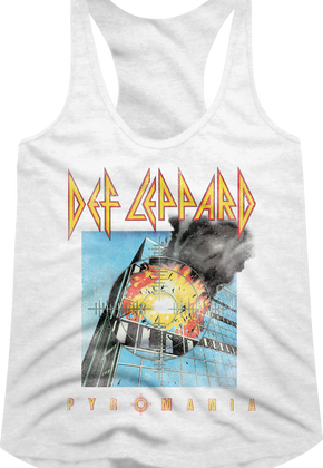 Ladies Pyromania Def Leppard Racerback Tank Top
