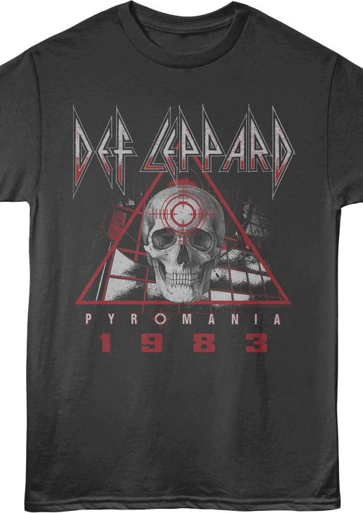 Pyromania Skull Def Leppard T-Shirt - main product image