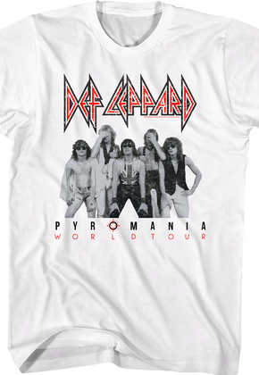 Pyromania World Tour Def Leppard T-Shirt