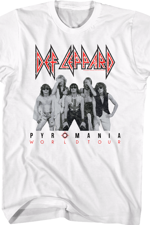 Pyromania World Tour Def Leppard T-Shirtmain product image