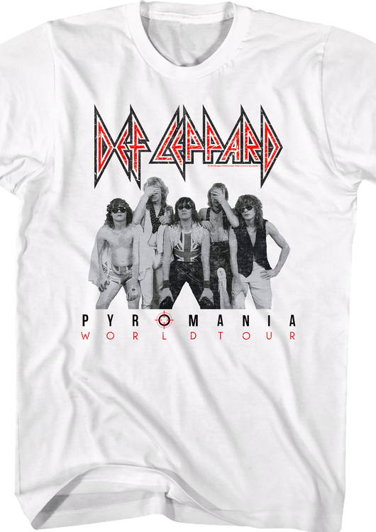 Pyromania World Tour Def Leppard T-Shirt - main product image