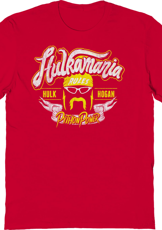 Python Power Hulk Hogan T-Shirt - main product image