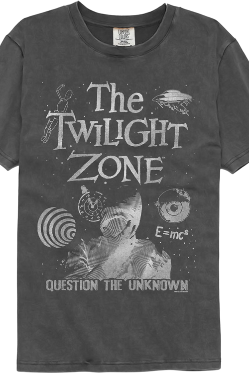 Question The Unknown Twilight Zone Comfort Colors Brand T-Shirtmain product image