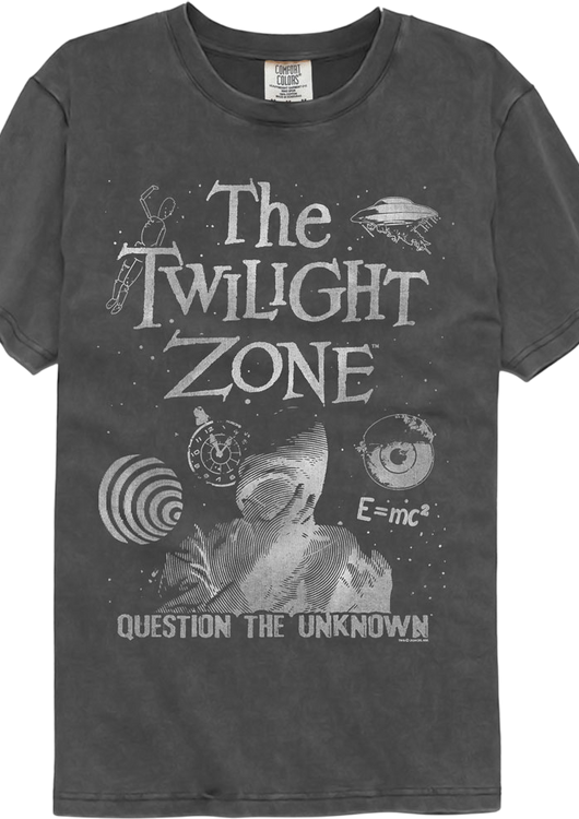 Question The Unknown Twilight Zone Comfort Colors Brand T-Shirt - main product image