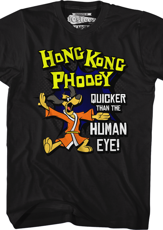 Quicker Than The Human Eye Hong Kong Phooey T-Shirt - main product image