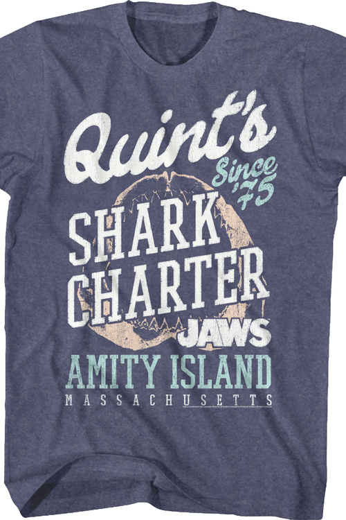 Quint's Shark Charter Jaws T-Shirt - main product image