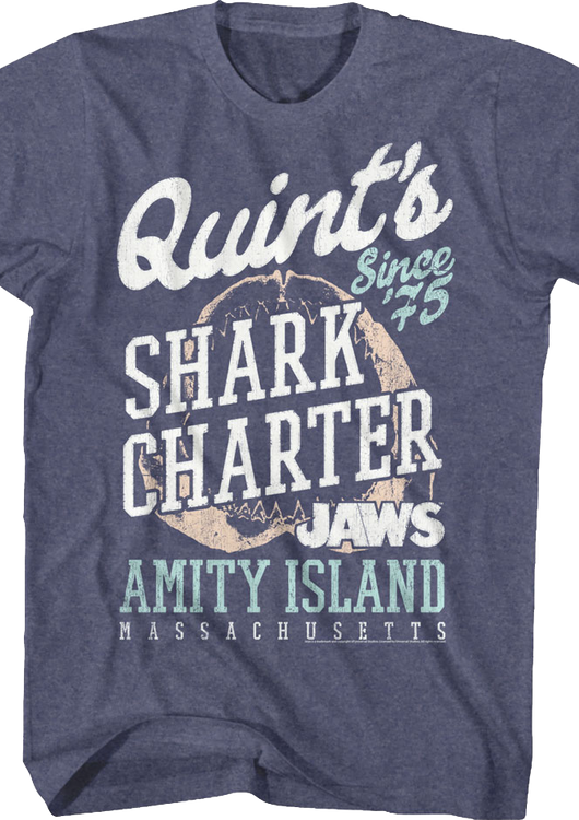 Quint's Shark Charter Jaws T-Shirt - main product image